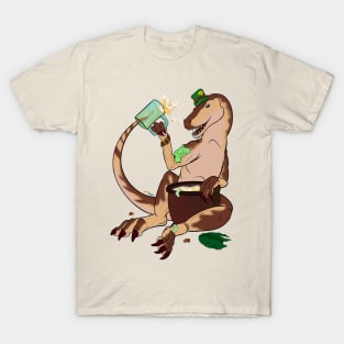 HoliDinos St. Patrick’s Day: Muddled Megalosaurus T-Shirt